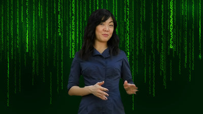 FREE Matrix Inspired Zoom / Online Meeting Virtual Background - Virtual Set Lab