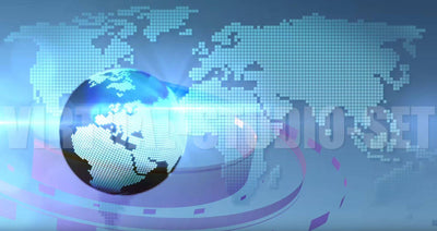 Global News Motion Loop Background - Virtual Set Lab