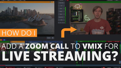 How do I add a Zoom call to vMix and stream it live?