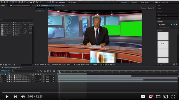 New HD Virtual News Desk Tutorial