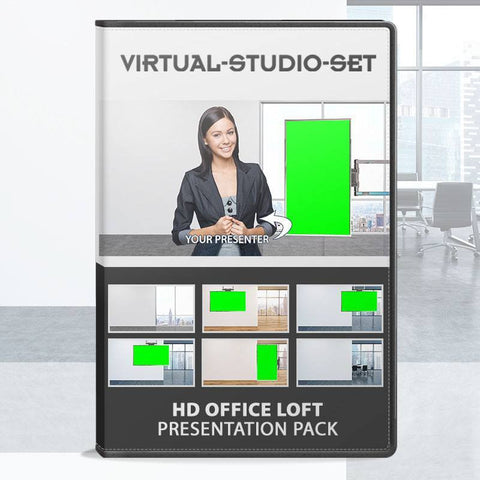 Office Loft Virtual Set After Effects Template