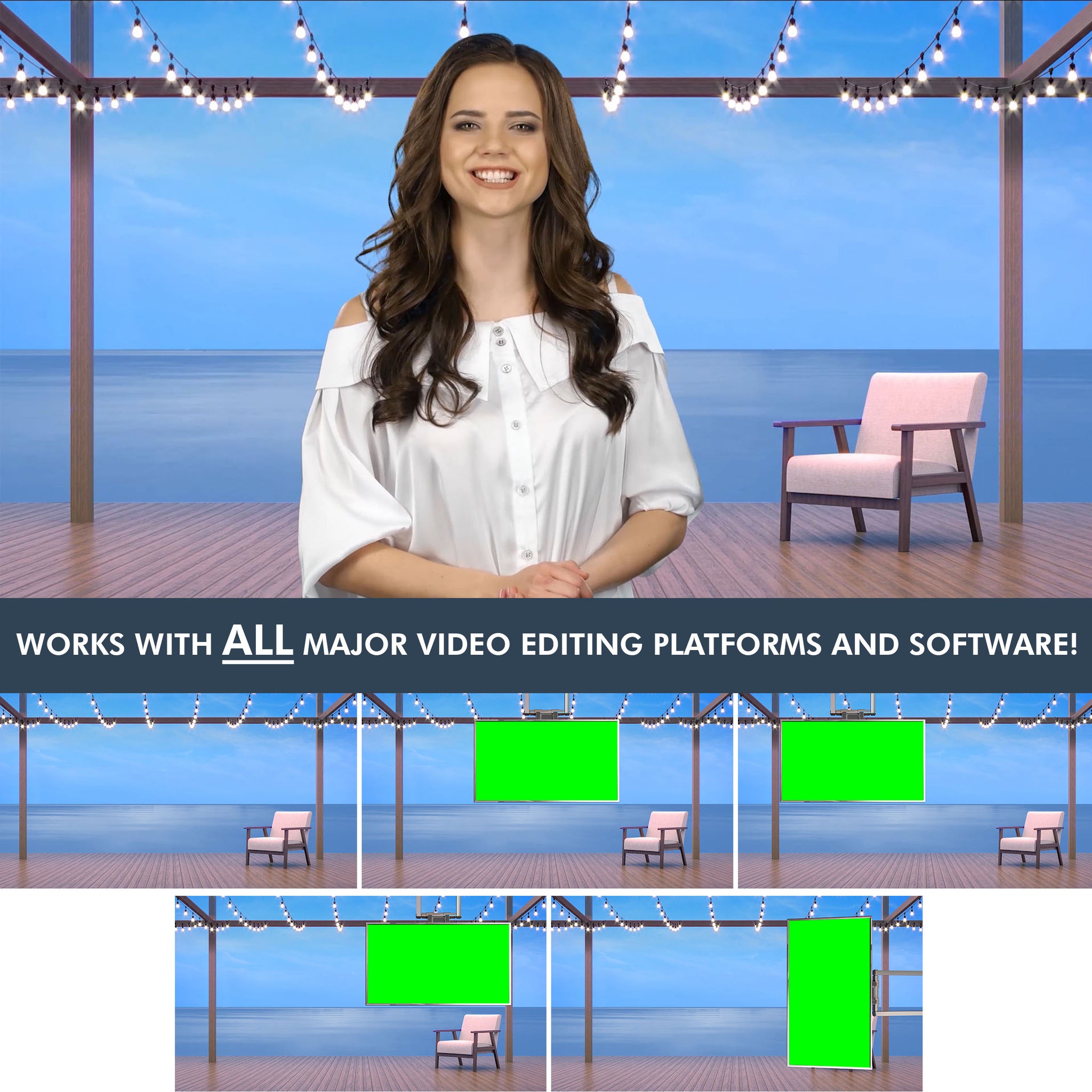 4K Virtual Studio Sets – Virtual Set Lab