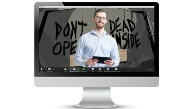 Dead Inside Zoom / Online Meeting Virtual Background - Virtual Set Lab