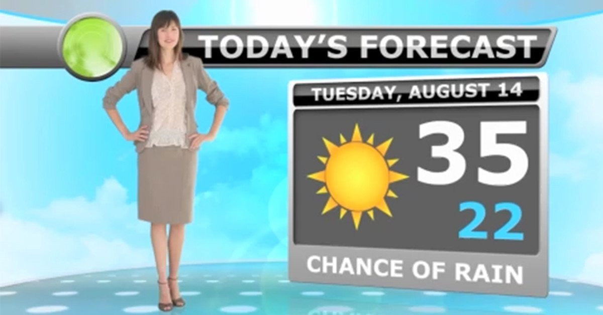 Free Teacher Weather Forecast / Motion Graphics Lesson Plan – Virtual ...