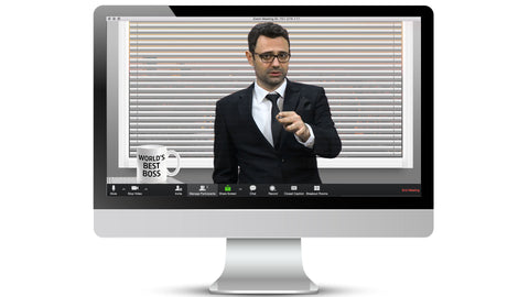 Free Office Boss Zoom / Online Meeting Virtual Background