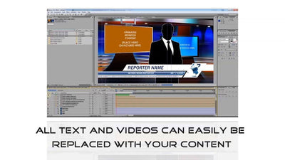 Virtual-Studio-Set 1 After Effects Template - Virtual Set Lab