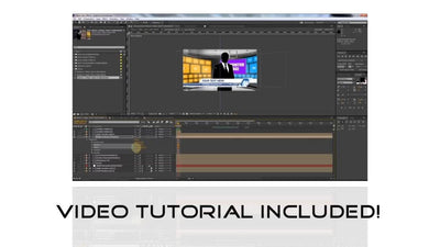 Virtual-Studio-Set 2 After Effects Template - Virtual Set Lab