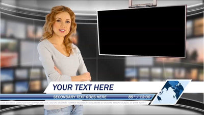 Virtual-Studio-Set 2 After Effects Template - Virtual Set Lab