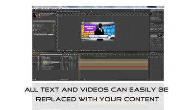 Virtual-Studio-Set 2 After Effects Template - Virtual Set Lab
