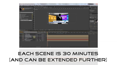 Virtual-Studio-Set 2 After Effects Template - Virtual Set Lab