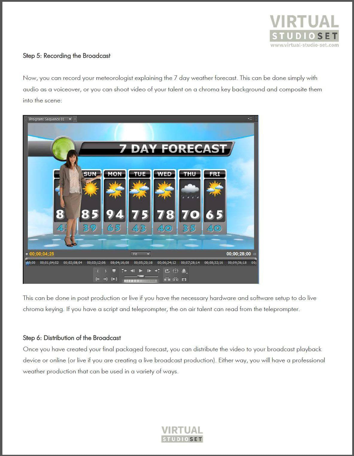 Free Teacher Weather Forecast / Motion Graphics Lesson Plan – Virtual ...